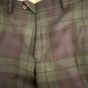 Lauren Ralph Lauren slim fit men’s dress pants black watch plaid 36